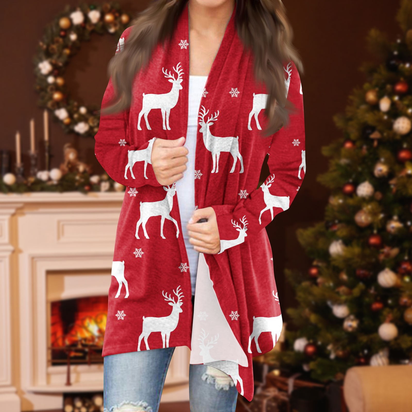 Christmas cardigans womens sale