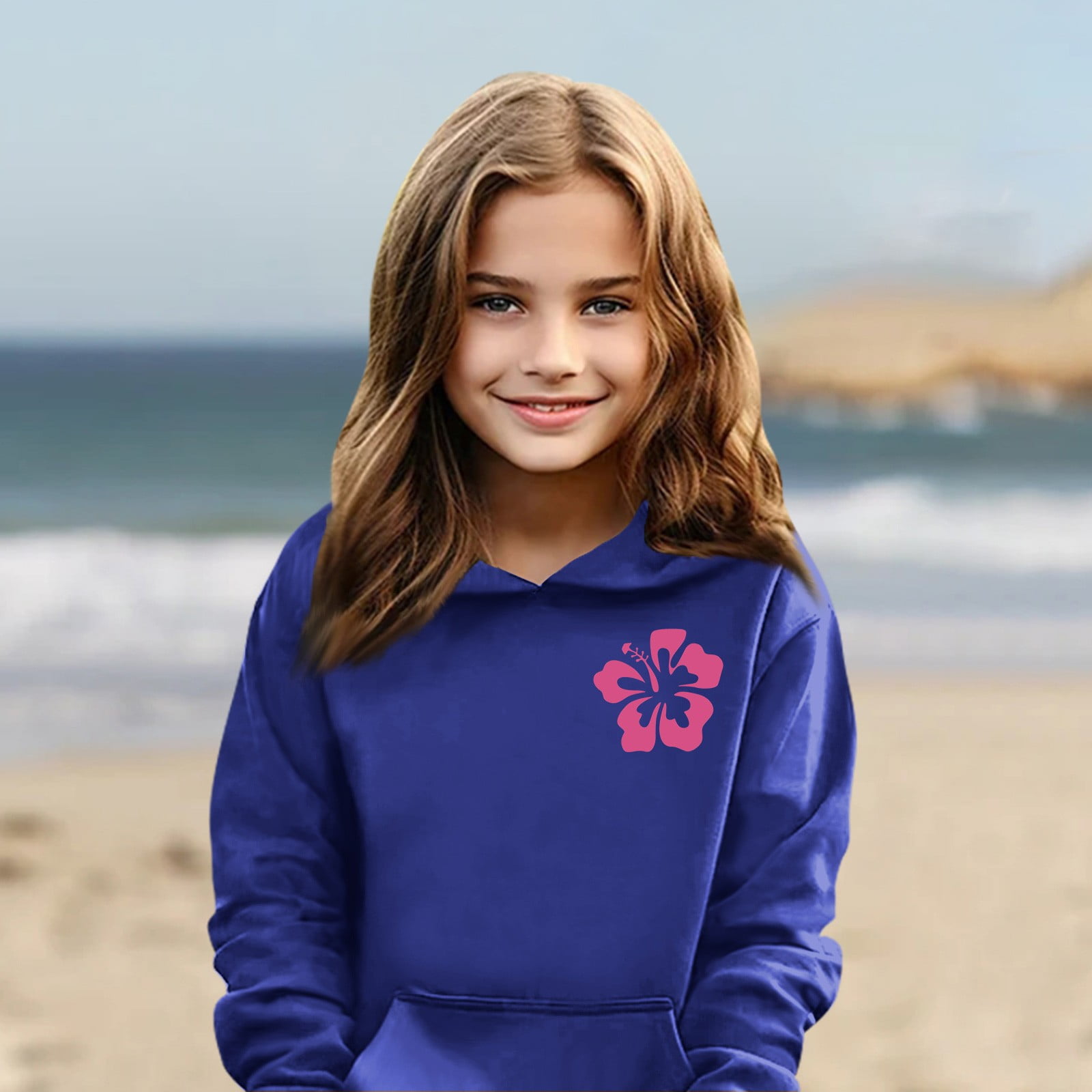 SKSloeg Ppp Hoodie Preppy Kids Girls Long Sleeve Sweatshirts