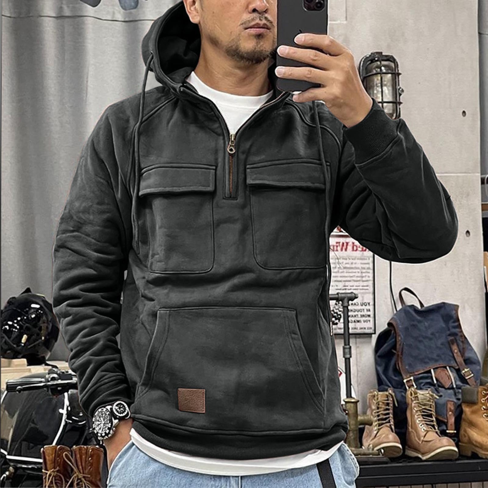SKSloeg Hoodies for Men Tactical Sweatshirt Long Sleeve SKSloeg Hoodies for Men Tactical Sweatshirt Long Sleeve