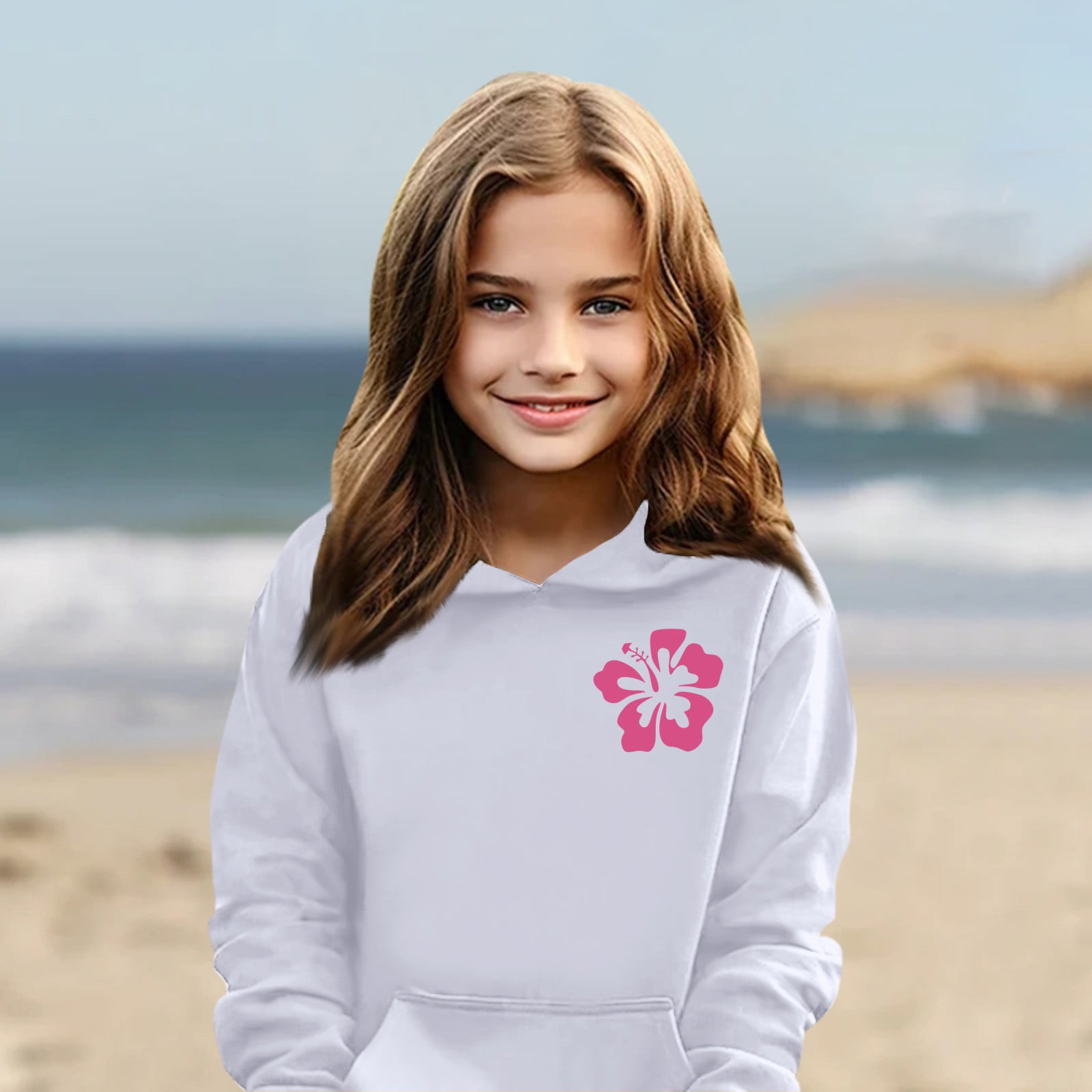 SKSloeg Ppp Hoodie Preppy Kids Girls Long Sleeve Kids