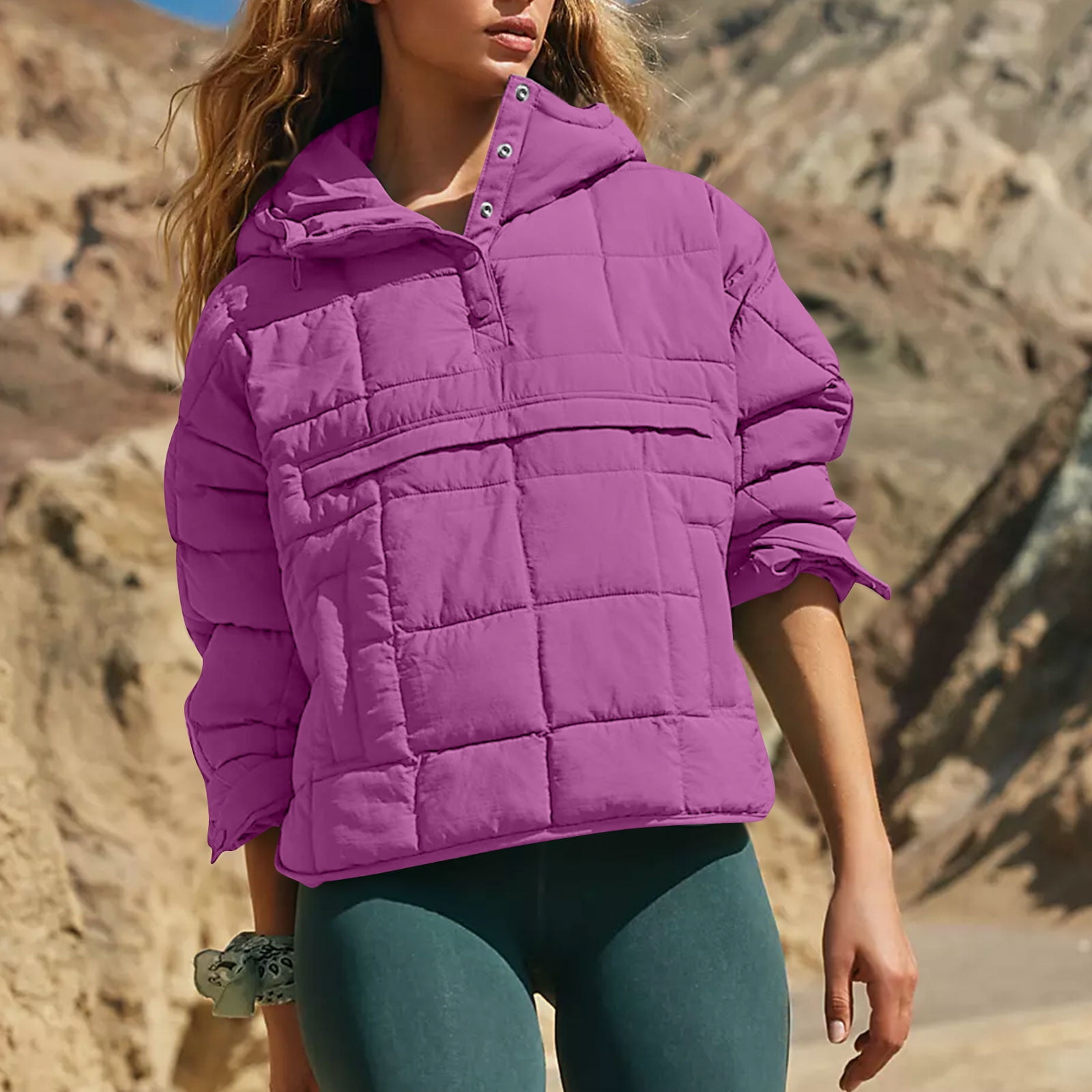 SKSloeg Quilted Jackets for Women Packable Quilted Puffer Jacket