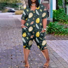 Women's V-Neck Five-Points Sleeve Printed Loose Dresses Women's V-Neck Five-Points Sleeve Printed Loose Dresses
