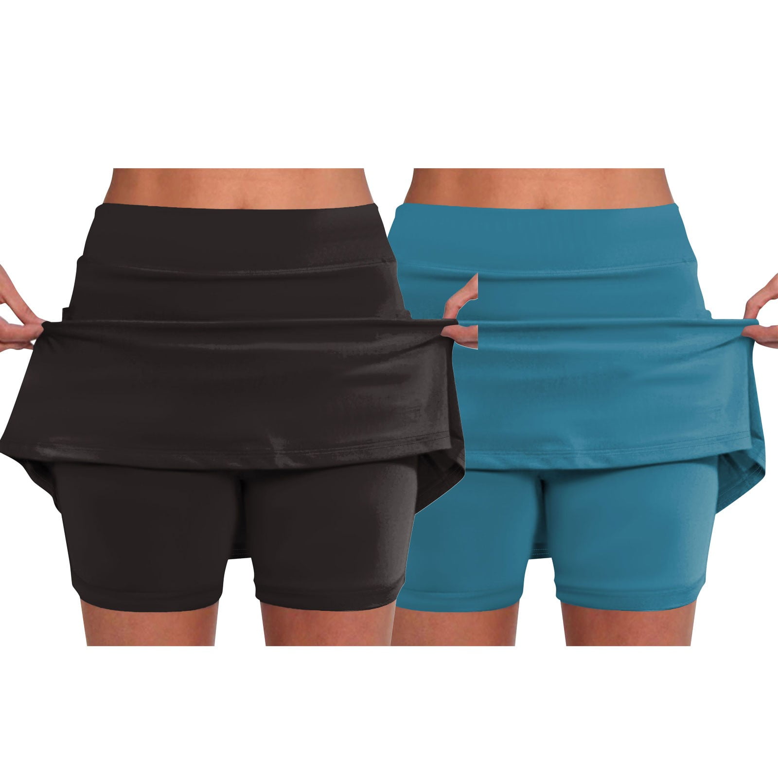 SKSloeg Skorts for Woman Tummy Control Summer Plus Size Biker Shorts