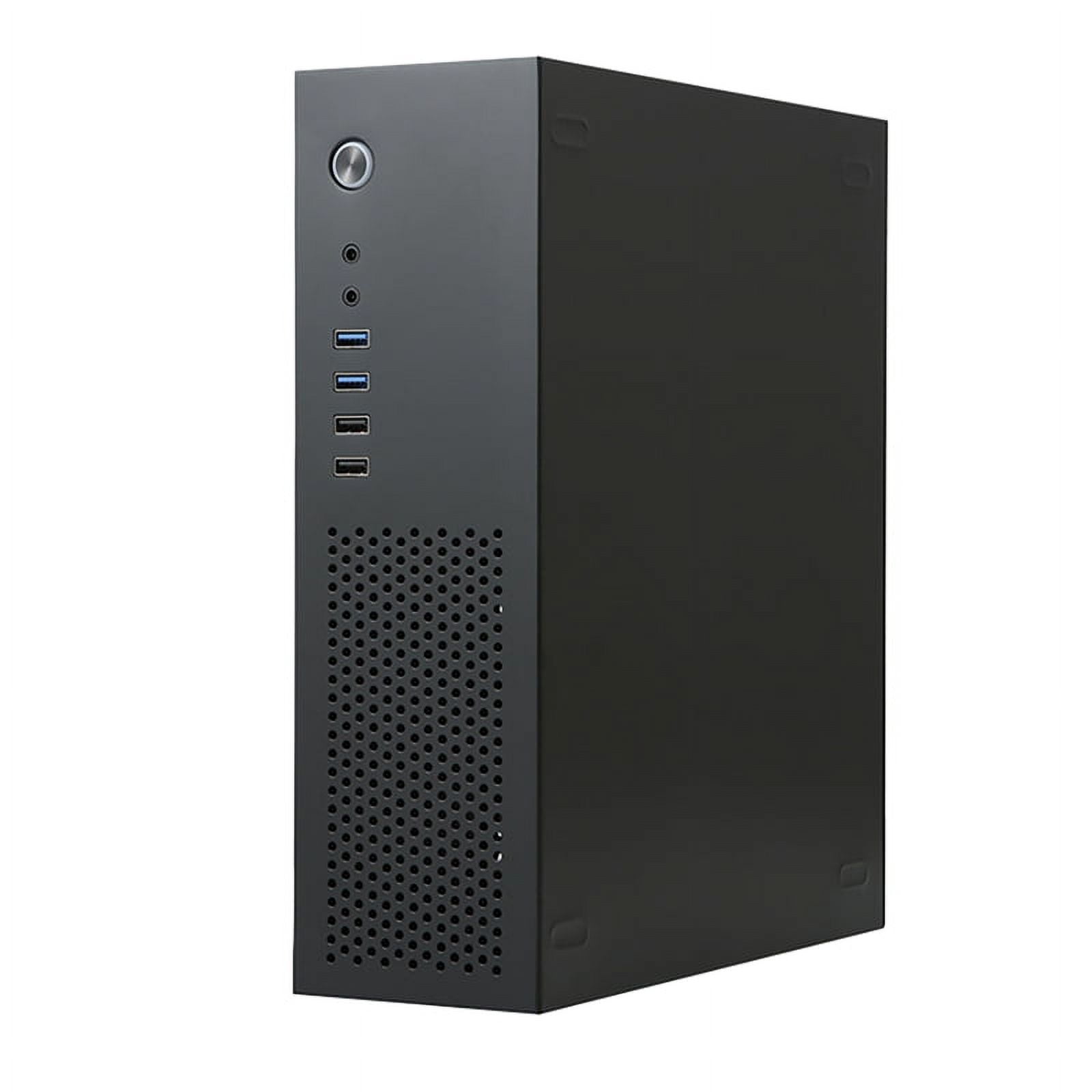 SKTC A10 Mini Desktop HTPC Computer Case for MATX24X24 Motherboard Small 1U 7.3L Computer Case,1 x HTPC Computer Case 1 x USB cable 1 x Switch line 1 x screw pack,Black