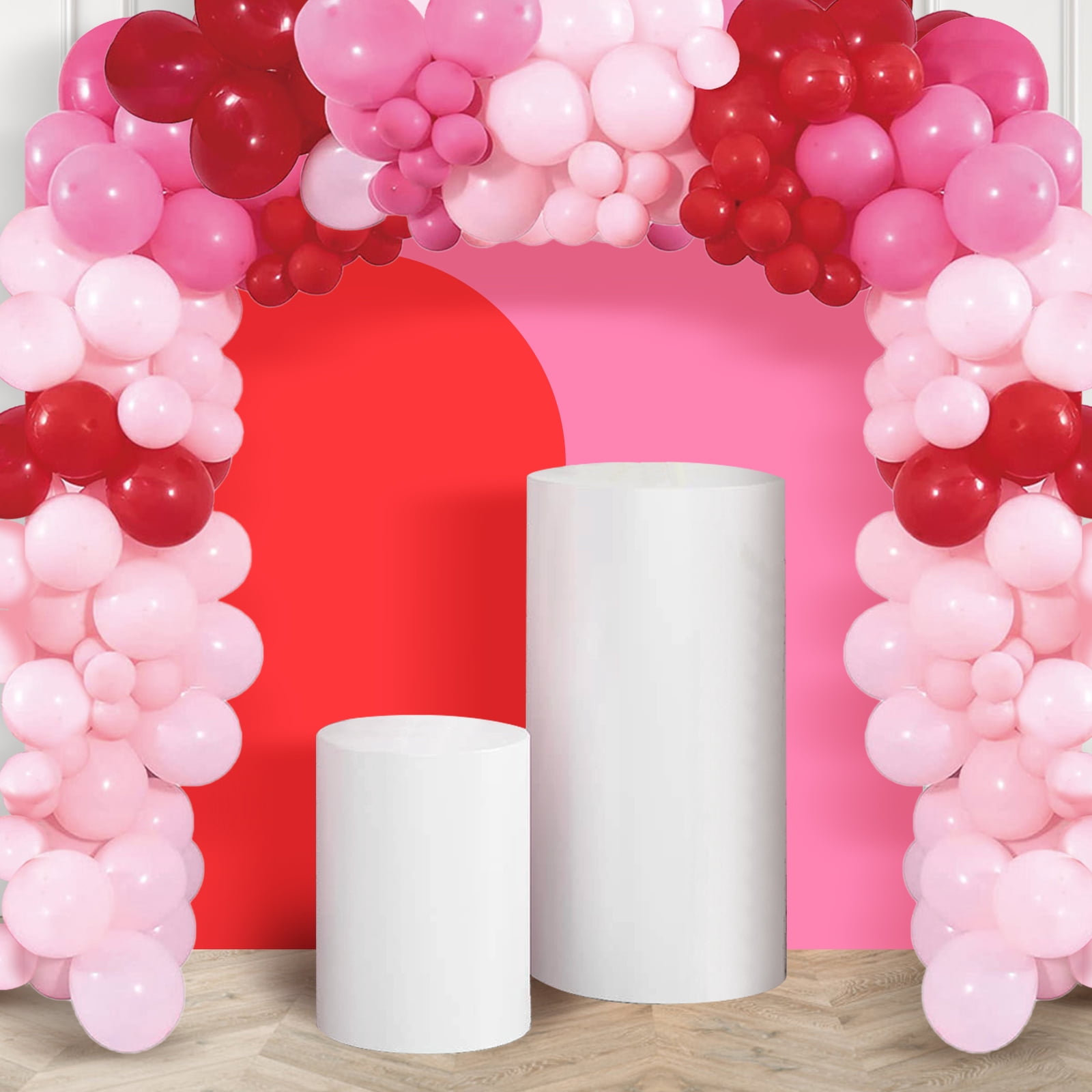 SKTMH 146 Pcs Valentine Balloon Garland Red Pink Balloon Garland ...