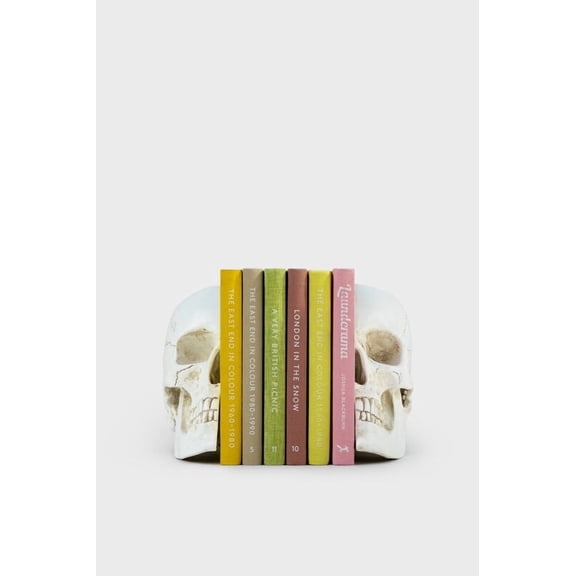 SKULL BOOKENDS