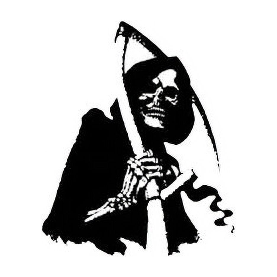 I Hate People, Funny Biker, Horror, Funny Decal Sticker 3M
