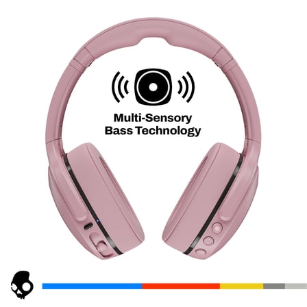 Skullcandy Crusher 540 Active XT Wireless Over-Ear Hedaphones, Soft Pink