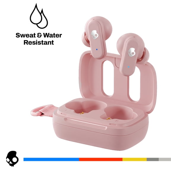 Skullcandy Dime 3 XT True Wireless in-Ear Earbuds, Soft Pink