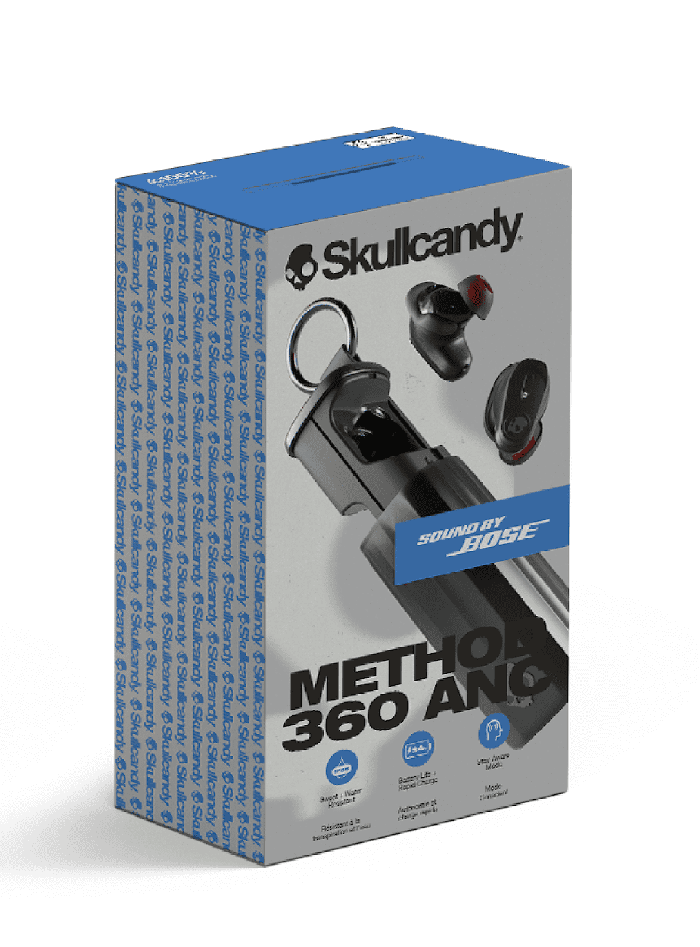 イヤホン Skullcandy METHOD 360 ANC Method 360 ANC - Noise Canceling Earbuds + Sound by Bose