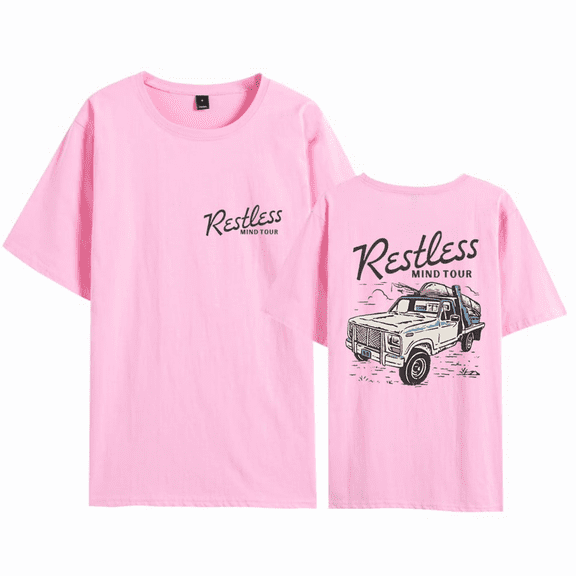 SKXILTKU Sam Barber Restless Mind World Tour 2025 Unisex T-Shirts Short Sleeves Streetwear Tops Tees XXS-4XL