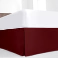 thumbnail image 1 of SKY BEDDINGS Luxury Pleated Twin Bed Skirt with Split Corners - 12 Inch Tailored Drop - Pleated Dust Ruffle - Wrinkle-Free 100% Microfiber - Easy Fit, Soft & Durable - Burgundy, 1 of 5