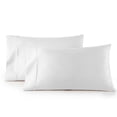 thumbnail image 1 of SKY BEDDINGS Standard Size Pillowcase Set of 2 - White Super Soft Pillow Cases Queen, 600 Thread Count 100% Egyptian Cotton, Breathable, Cool, Sateen Weave Sleeping Pillow Covers - White, 1 of 7