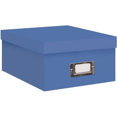 Pioneer Photo Album B-1 Photo/Video Storage Box - Holds 1100 Photos/10 VHS Videos, Sky Blue