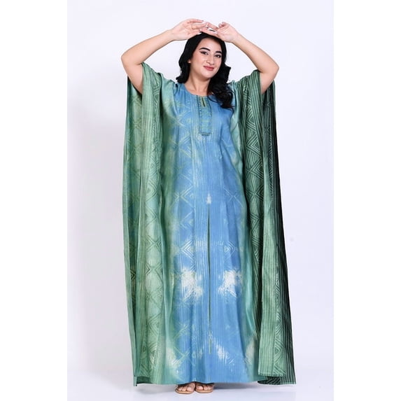 SKY BLUE LONG KAFTAN