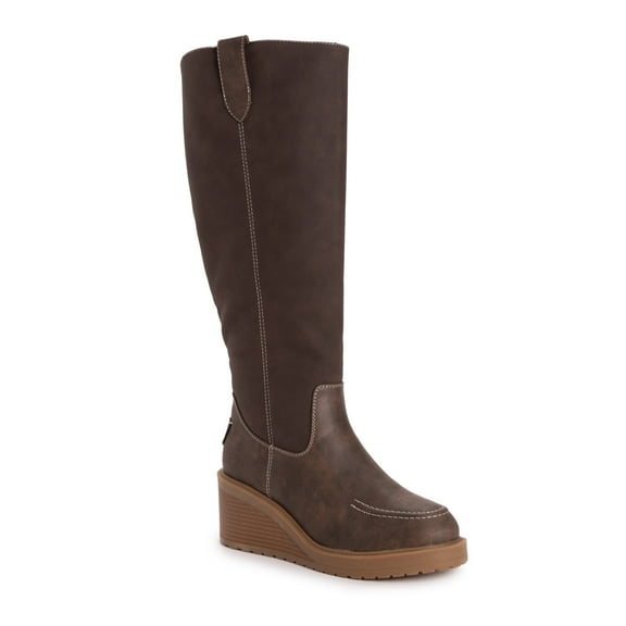 SKY SLOANE BOOT-DARK BROWN