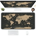 thumbnail image 1 of SKYDAWNY Desk Mat,Navigation World Map Extended Gaming Mouse Pad for Office Work & Game,Computer Keyboard Mouse Mat Desk Non-Slip Rubber Base Large Mousepad with Stitched Edges, 31.5x15.7inch, 1 of 6
