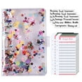 thumbnail image 1 of SKYDUE A6 Budget Binder，6-Ring Money Saving PVC Binder with Transparent Cash Envelopes，Expense Budget Sheets & Sticky Labels for Planning and Organizing, 1 of 6