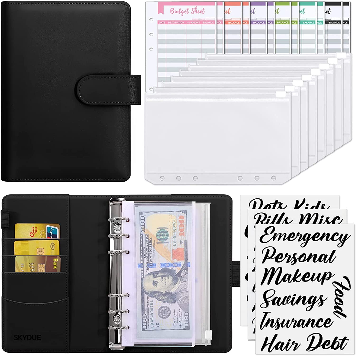Printable Budget Planner for Account Management and Monthly and Annual  Financial Tracking, A4 and A5 Life Organizer Inserts 