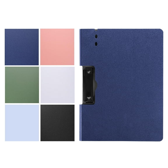 SKYDUE File Folder Clipboards 1 - Pack Letter A4 Size with Pen Holder for Office School Hospital Supplies, Nursing Clipboards for Document File Organization and Business Supplies, Darkblue