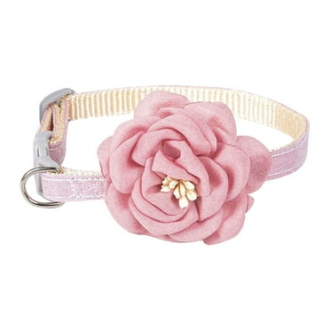 SKYESHEALLY Bow Tie for Dogs Extra Small Cat Collars Cute Charm Gentleman Cat Collars Camellia Collars Pet Cat Supplies