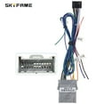 SKYFAME 16pin Car Stereo Wire Harness Adapter Android Radio Power Cable