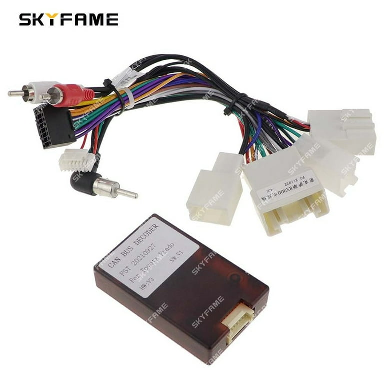 canbus　3点 SKYFAME Car 16Pin Wiring Harness Android Power Cable Canbus