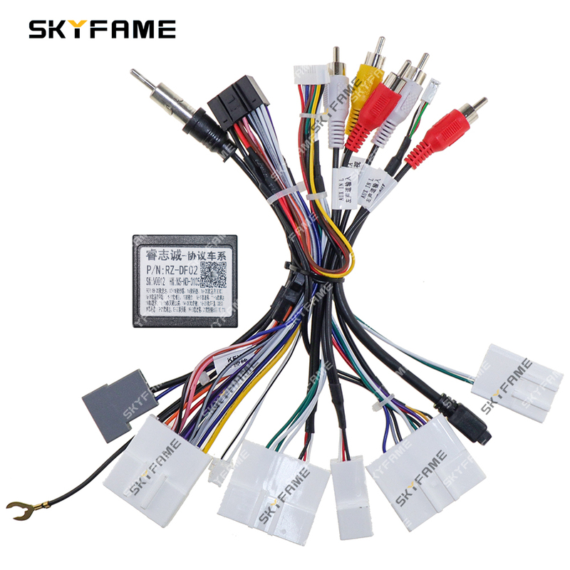 Sistema Android Con Cablaggio 16 Pin Per Nissan Versa, X-Trail, Qashqai, Sylphy, Teana, Kicks – Box RZ-DF02