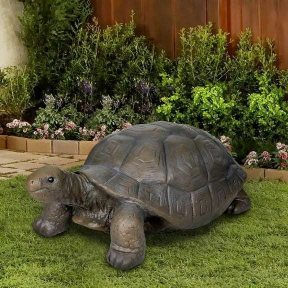 SKYFIRE Turtle Statues for Garden - 29.5' x 15.7' x 11.8' Fiber Reinforced Concrete Figurines, Garden Sculptures & Decor for Outdoors, Lawn, Yard - Outdoor Ornaments Gardening Gifts