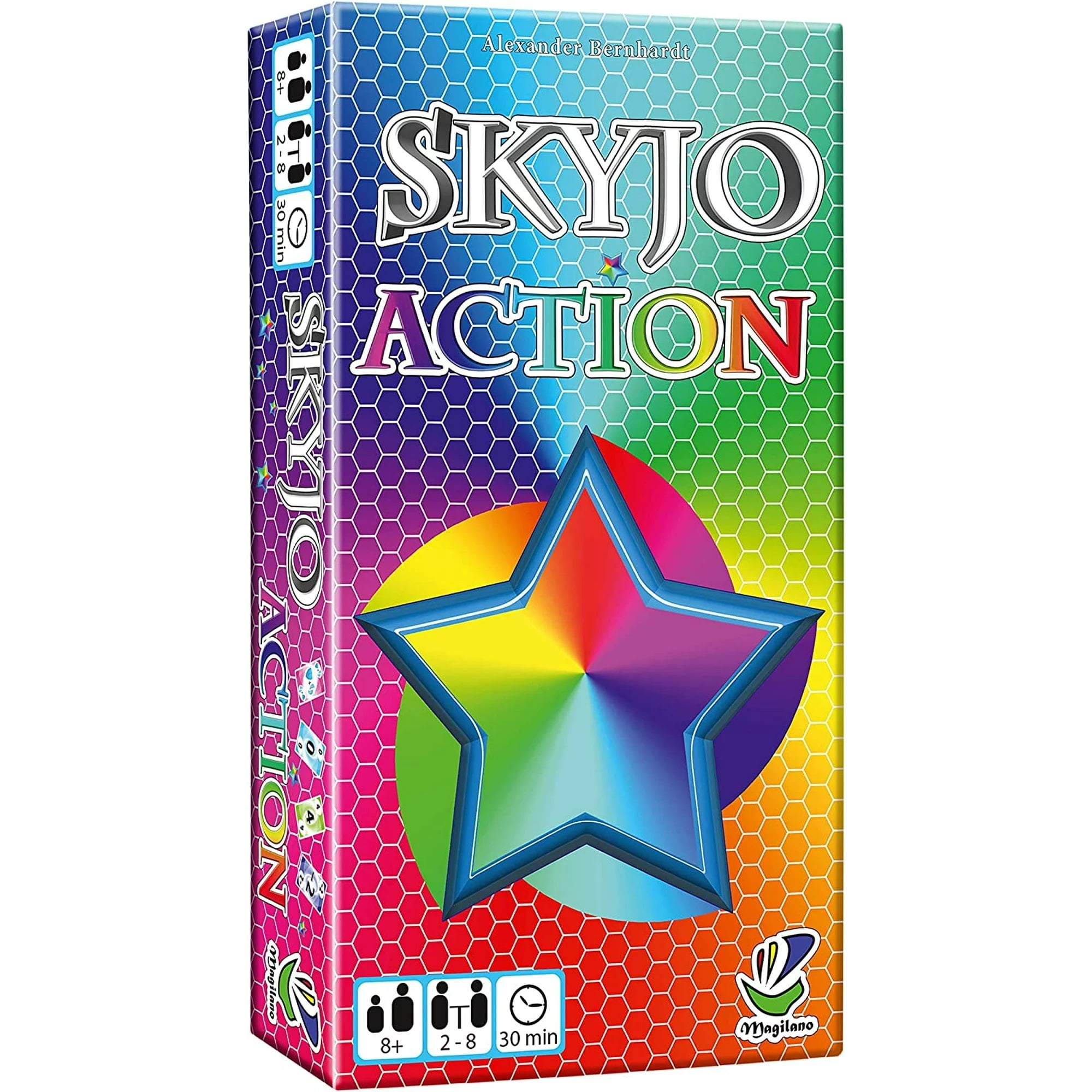 SKYJO ACTION, Exciting Card Games, Fun Game Nights with Friends and Family  (English Version)