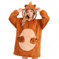 thumbnail image 1 of SKYKENKP Animal Wearable Blanket Hoodie For Adult, Oversized Hooded Blanket With Pockets & Sleeves For Birthday Christmas Gift, 1 of 5