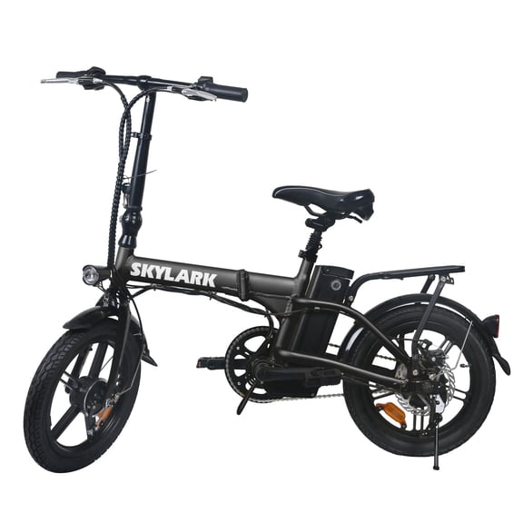 SKYLARK 2 Folding Electric Bike for Teen and Adult - 500W, 48V 8Ah, 20 Mile Range Ebike, UL 2849 Certified