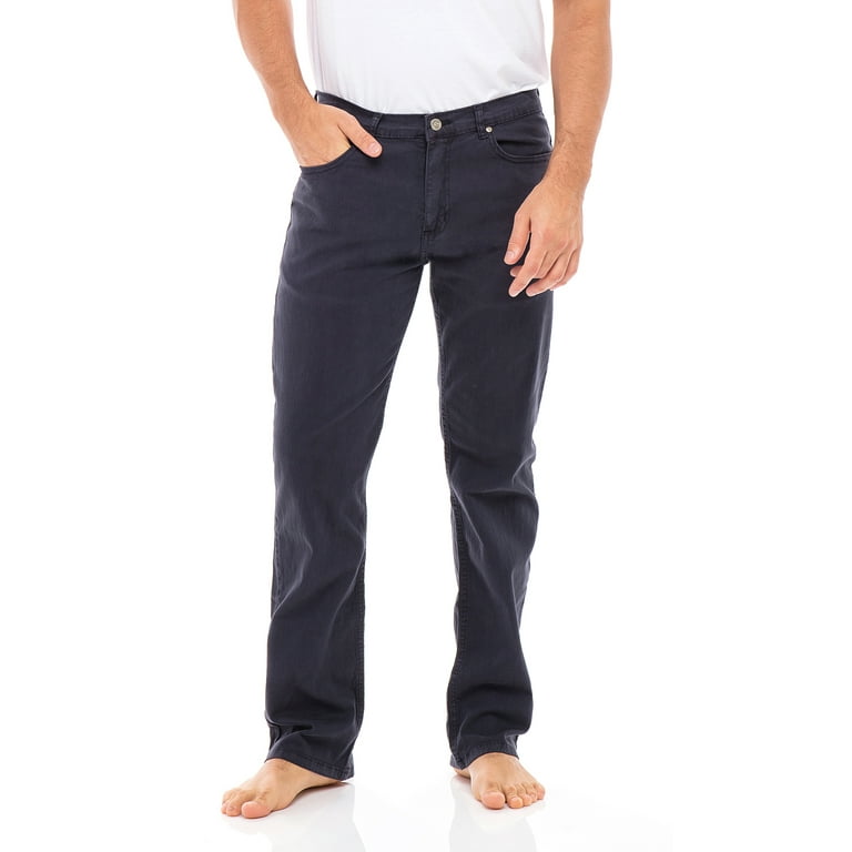 SKYLINEWEARS Men's Regular Straight Fit 5-Pocket Stretch Flexible Cotton  Twill Pants 