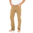 thumbnail image 1 of SKYLINEWEARS Men’s Regular Straight Fit 5-Pocket Stretch Flexible Cotton Twill Pants, 1 of 5