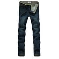 thumbnail image 1 of SKYLINEWEARS Men's Ripped Distressed Destroyed Slim Fit Straight Legs Denim Jeans, 1 of 4