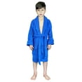 thumbnail image 1 of SKYLINEWEARS Terry Cloth Toddler Bathrobe for Girls and Boys Shawl Robes Blue Size 12, 1 of 4