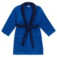 thumbnail image 1 of SKYLINEWEARS Unisex Kids Little Boys Girls Shawl Collar&nbsp;Bathrobe Terry Cotton Toddler Robe Pajamas Sleepwear Two-Tone Blue 6, 1 of 5
