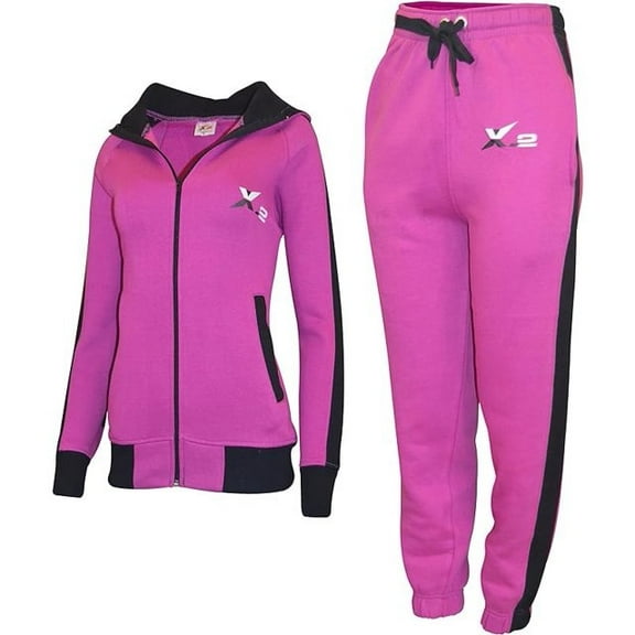 SKYLINEWEARS Women Tracksuit Set 2 Piece Jogging Outfits Full Zip-Up Hooded Sweatshirts & Pants Set