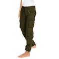 thumbnail image 1 of SKYLINEWEARS Women's Utility Work Cargo Solid Style Hiking Pants Cotton Workwear Trouser Olive XL, 1 of 5