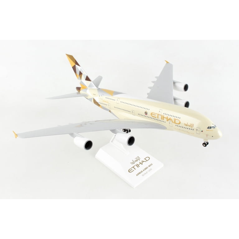 SkyMarks 1/200 A380-800 エティハド航空 SKYMARKS ETIHAD A380-800 1/200 W/GEAR - Walmart.com