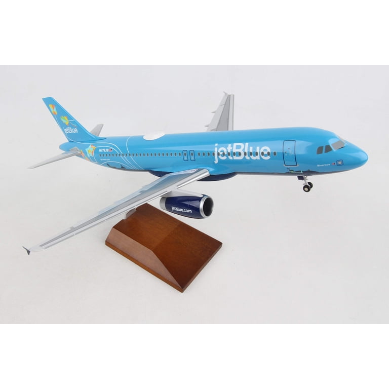 SKYMARKS JETBLUE A320 1/100 BLUERICUA N779JB (**) - Walmart.com