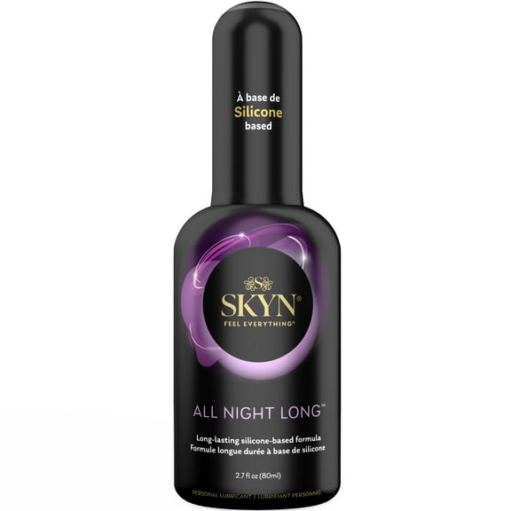 SKYN All Night Long Silicone Based  Personal Lubricant, 2.7 fl oz