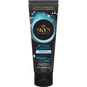 SKYN HydrAcomfort Water Based Lube - Personal Lubricant - pH Balanced for Women, Safe with Latex and Latex-Free Condoms and Personal Devices