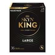 SKYN King Large Non-Latex Condoms, 36 Count   Comfortable Fit