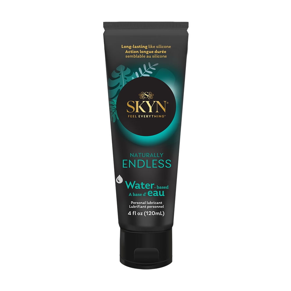 SKYN Naturally Endless Water Based Personal Lubricant - 4 fl oz, 1 Bottle - Long Lasting, Safe with Latex & Non-Latex Condoms
