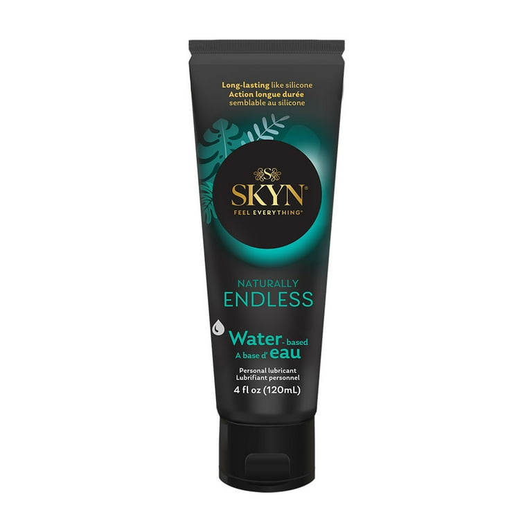 SKYN Naturally Endless Water Based Personal Lubricant - 4 fl oz, 1 Bottle -  Long Lasting, Safe with Latex & Non-Latex Condoms