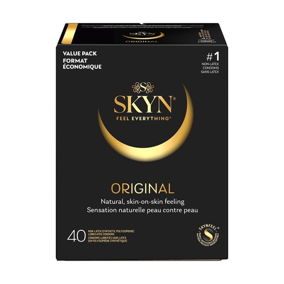 SKYN Original Latex-Fee Lubricated Condoms, 40 Count