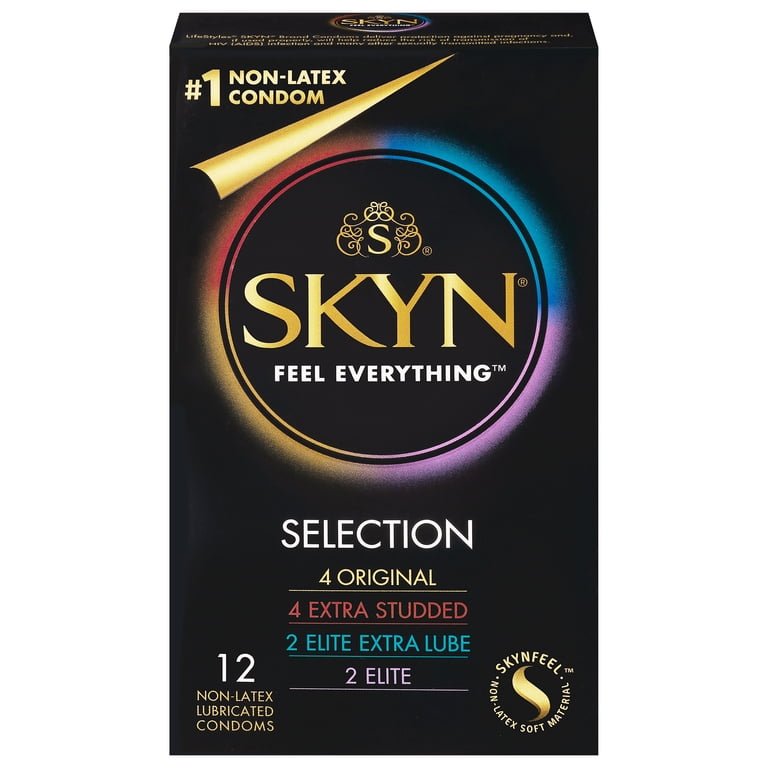 SKYN Selection Kondome – Latexfrei, Mit Gleitmittel, 30 Stück + 5 Senses Extra