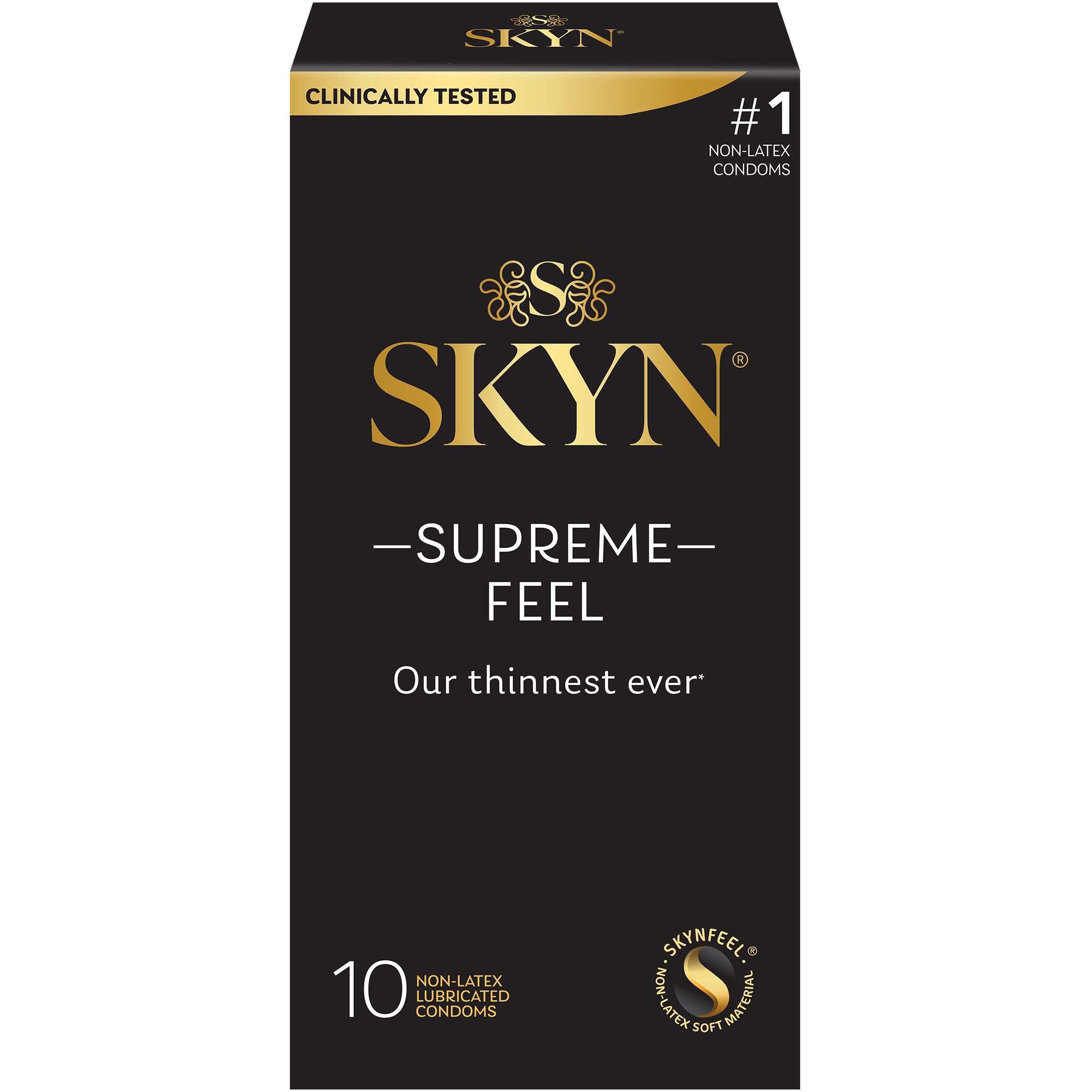 Trojan Supra NonLatex Bareskin Lubricated Condoms, 6 ct