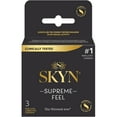 thumbnail image 1 of SKYN Supreme Feel Non-Latex Lubricated Condoms, 3 Count, 1 of 13